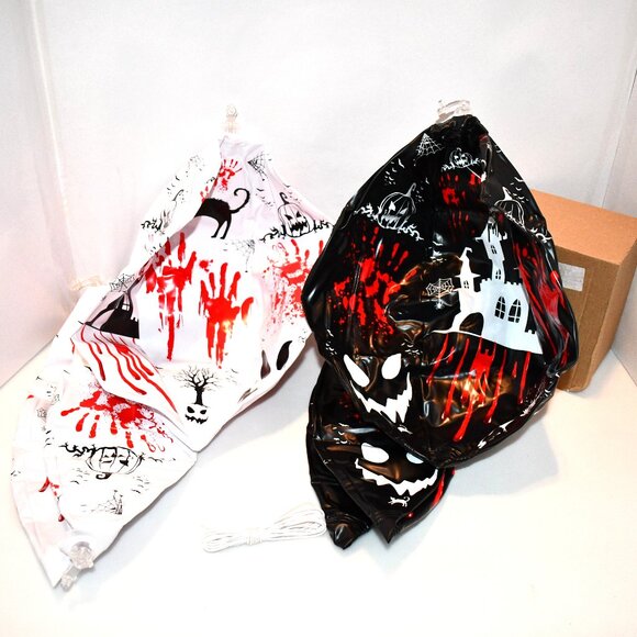 SEETOHOME Set of 2- 16 PCS 11.8” Hanging Halloween Decorations Ball Set, Inflata - Picture 2 of 4